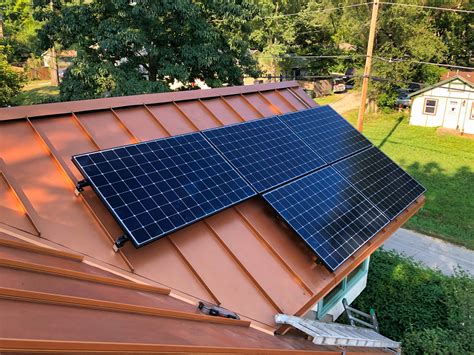 solar panels for metal roofing